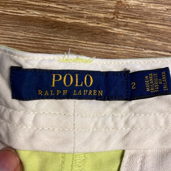 Polo Ralph Lauren green shorts size 2 - Picture 4 of 6